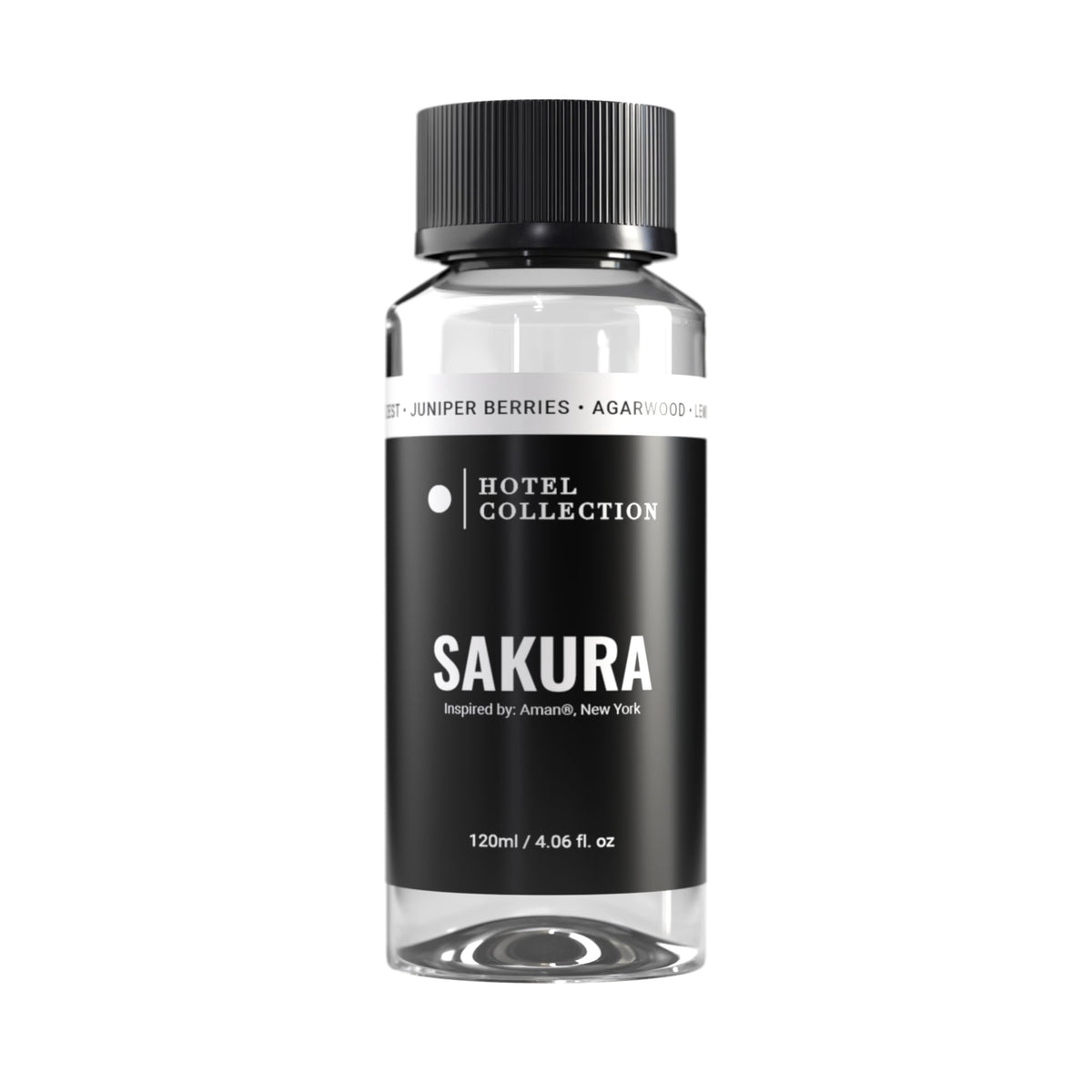Hotel Collection Sakura diffuser oil bottle showing premium fragrance