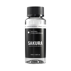 Hotel Collection Sakura diffuser oil bottle showing premium fragrance