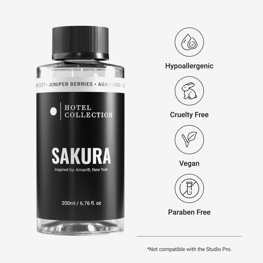 Hotel Collection Sakura juniper berries note adds serene aroma at home