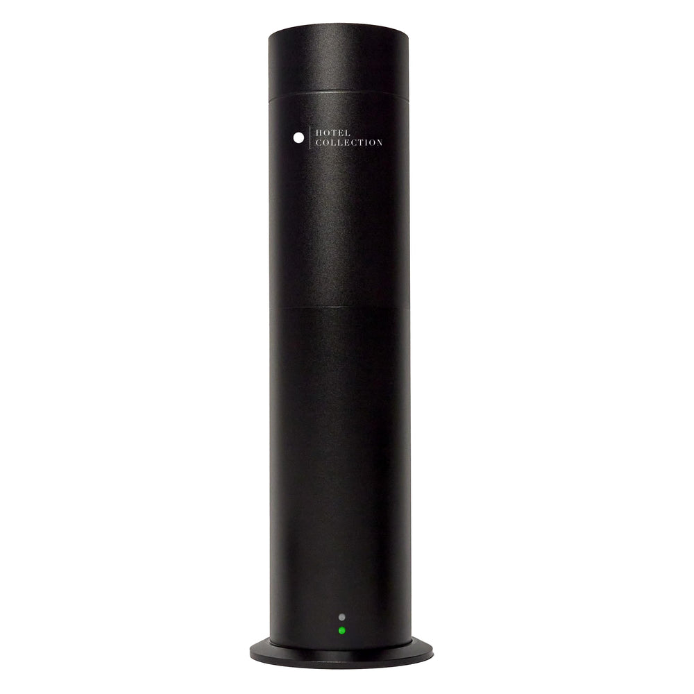 Hotel Collection Studio Pro diffuser in black front view for elevated home aroma.