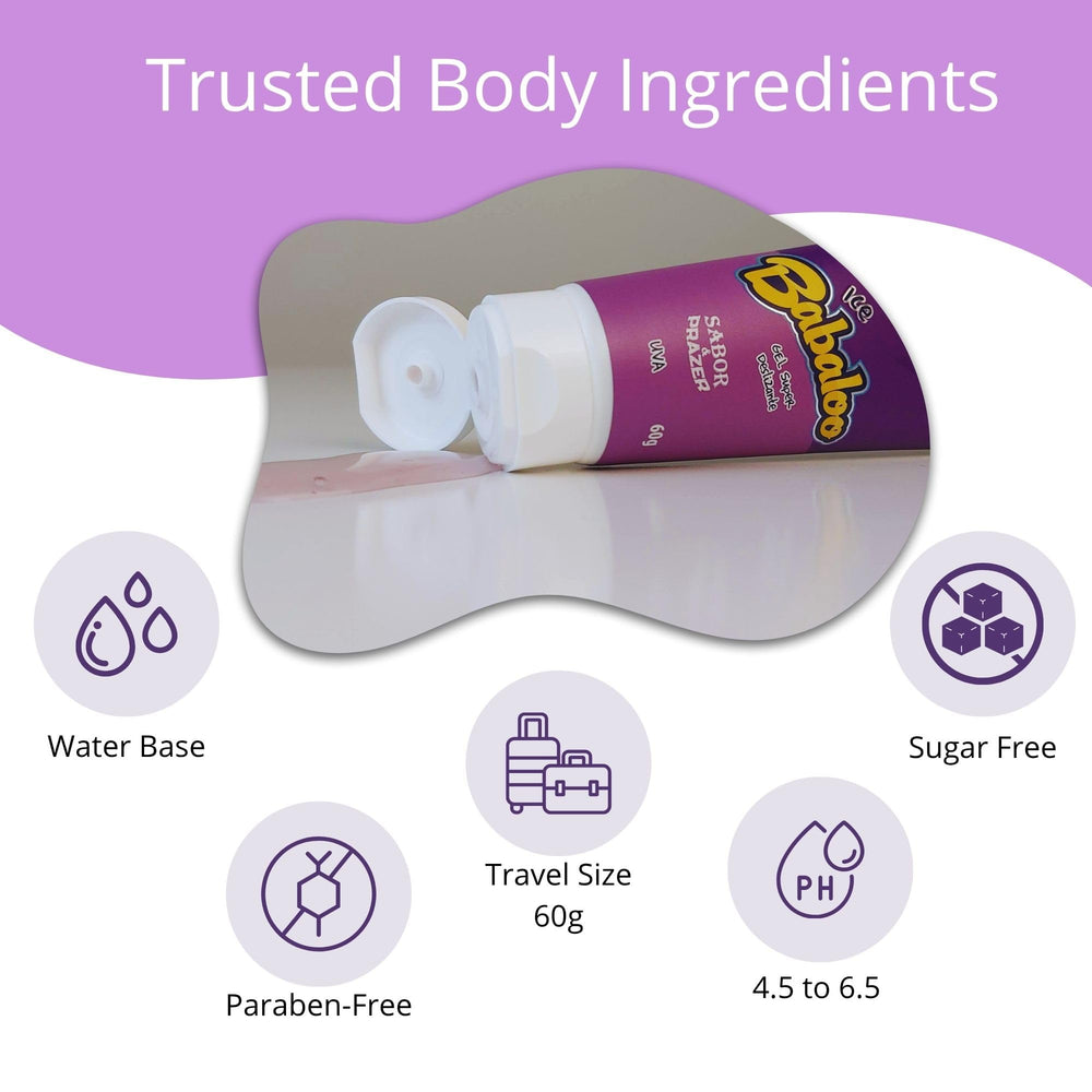 HOT FLOWERS Babaloo Glide Gel clear formula for versatile use.