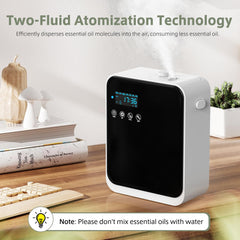 HOTOIQ diffuser with Aroma Buddy app for scheduling.