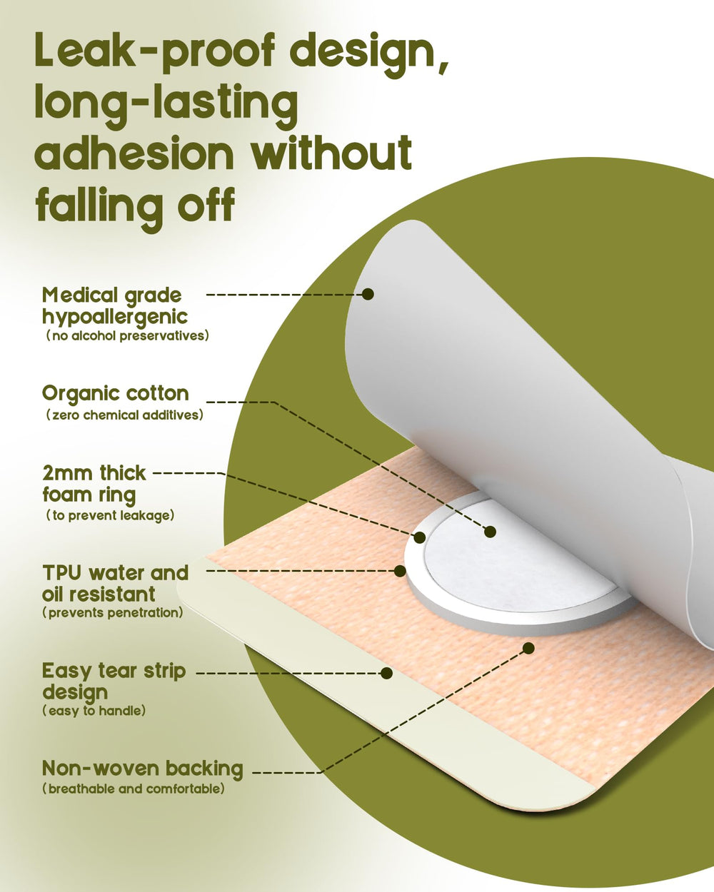 HOTRYEE disposable patches offer convenient one-time use without cleaning