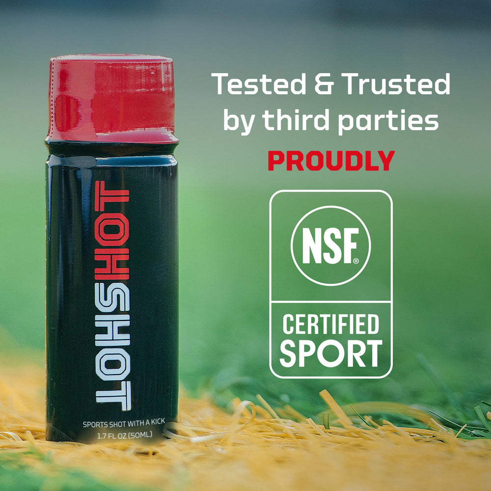 Athlete in motion using HOTSHOT Spicy Mango for nighttime cramps support.