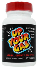 Hotstuff Up Your Gas Herbal Energy Blaster bottle front, ready for daily use.