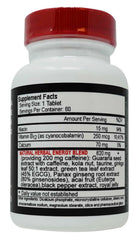 Hotstuff Up Your Gas Herbal Energy Blaster tablets close-up, compact energy support on the go.