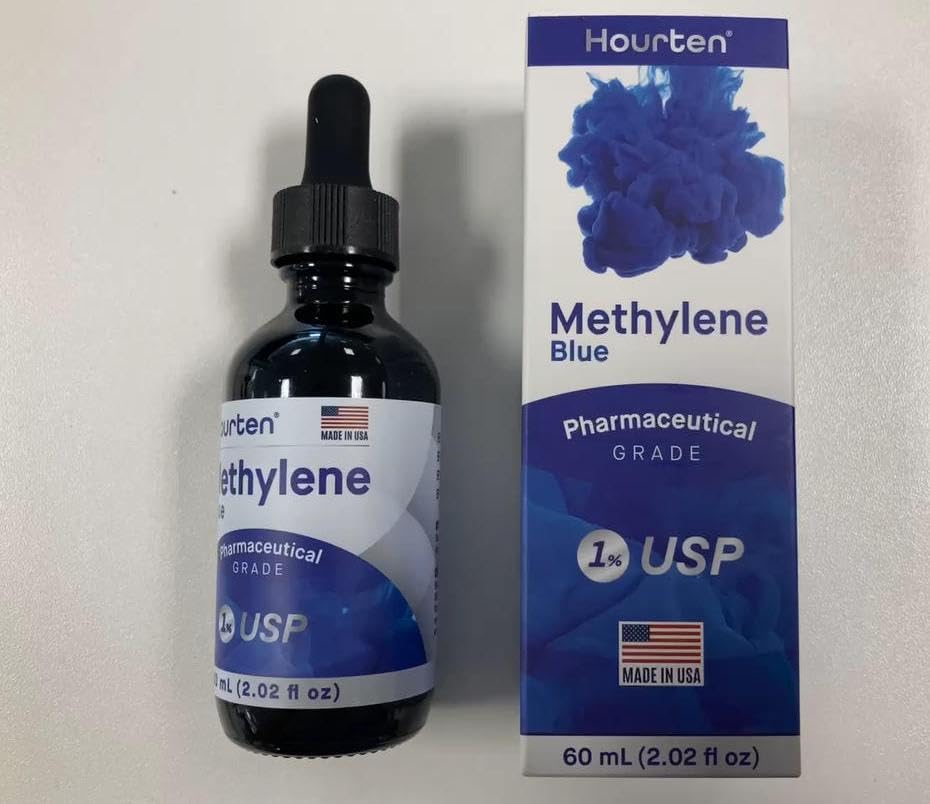 Hourten Methylene Blue Drops packaging supports shelf life