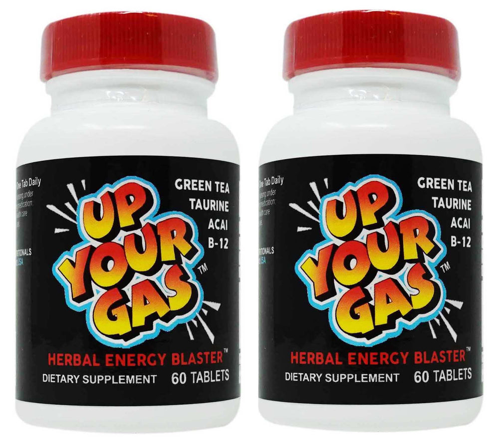 House of David Up Your Gas Energy Blaster bottle front for on-the-go energy
