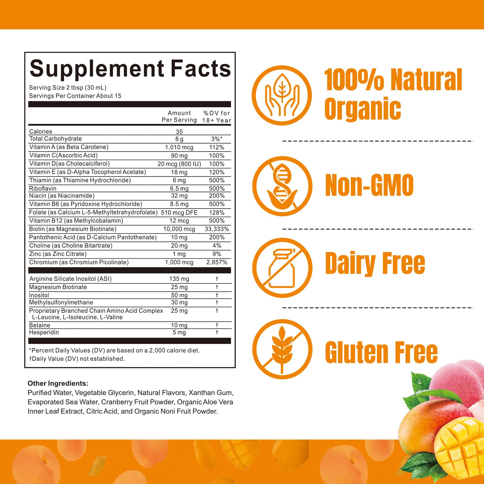 HOWEEJET liquid multivitamin label close-up highlighting the vitamin blend.
