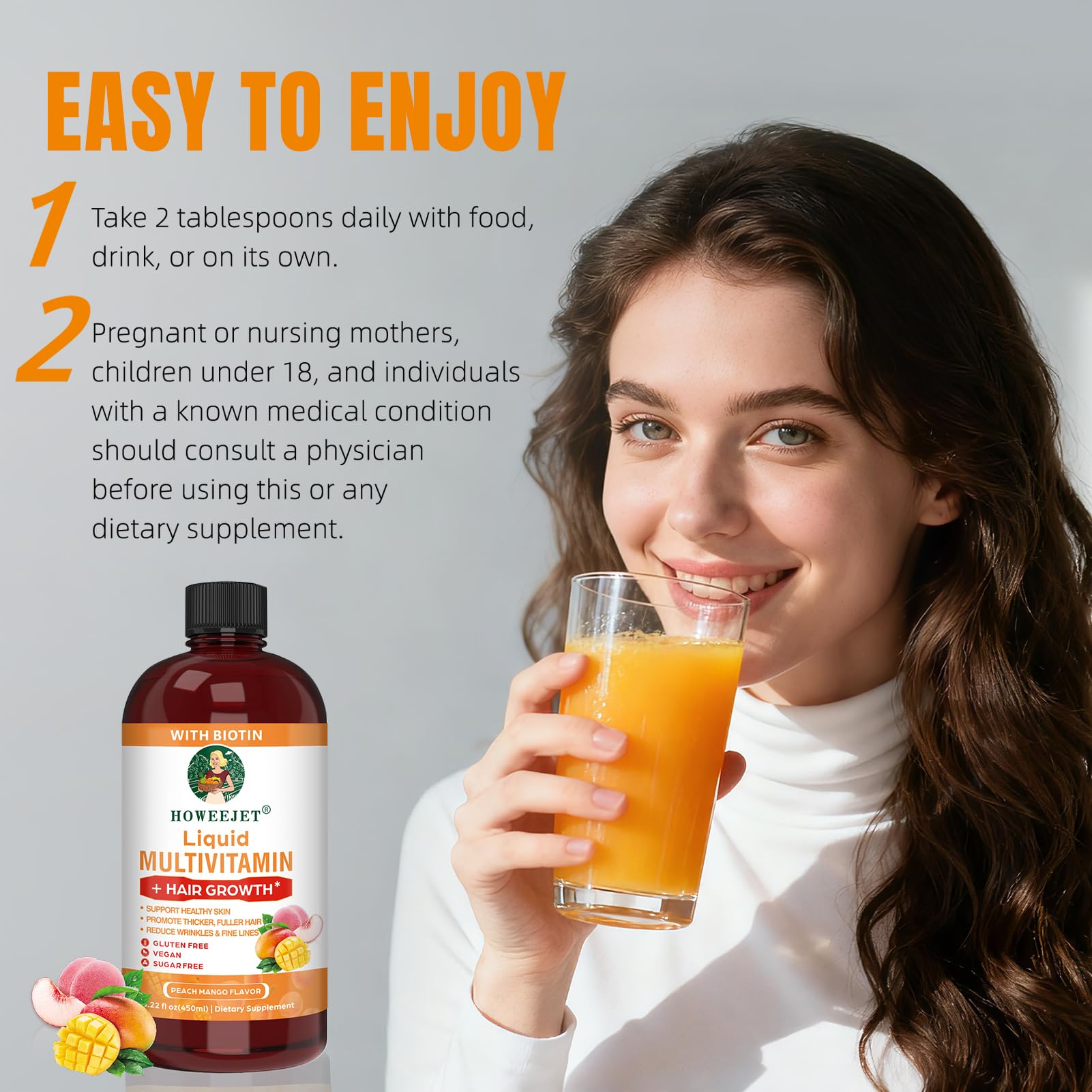 HOWEEJET vegan-friendly-clear-label visuals underline allergen-free, suitable for diverse diets.