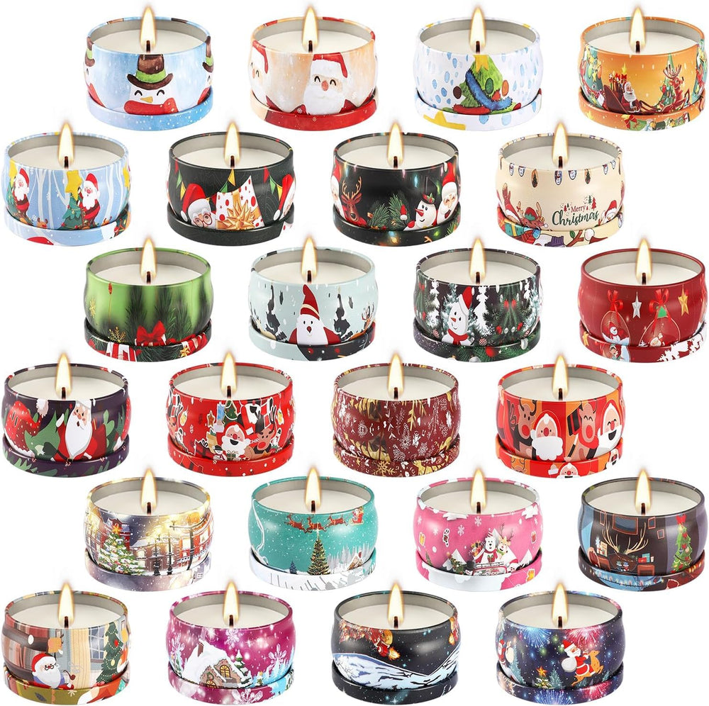Howemon packaging for the 24-pack candle set, ideal for gifting.