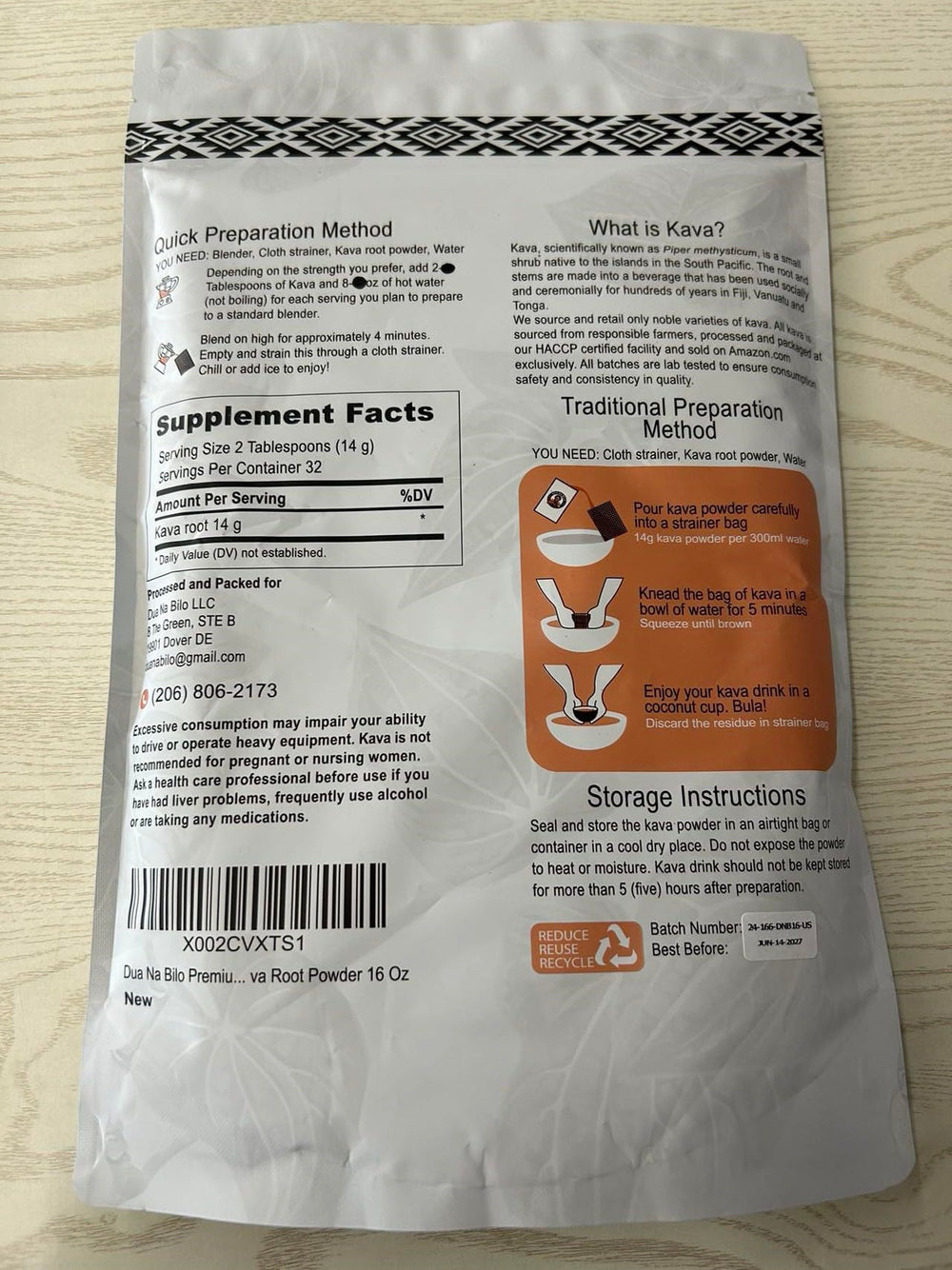 Dua Na Bilo kavalactone testing lab ensures consistent potency.