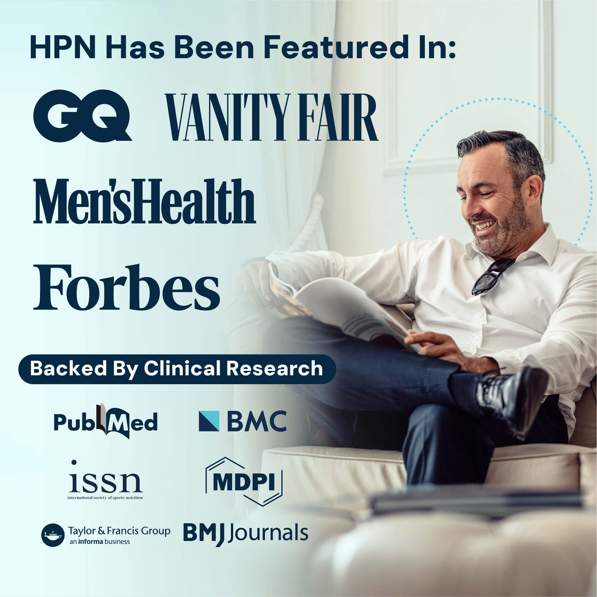 HPN NAD3 supplement facts panel highlighting key ingredients