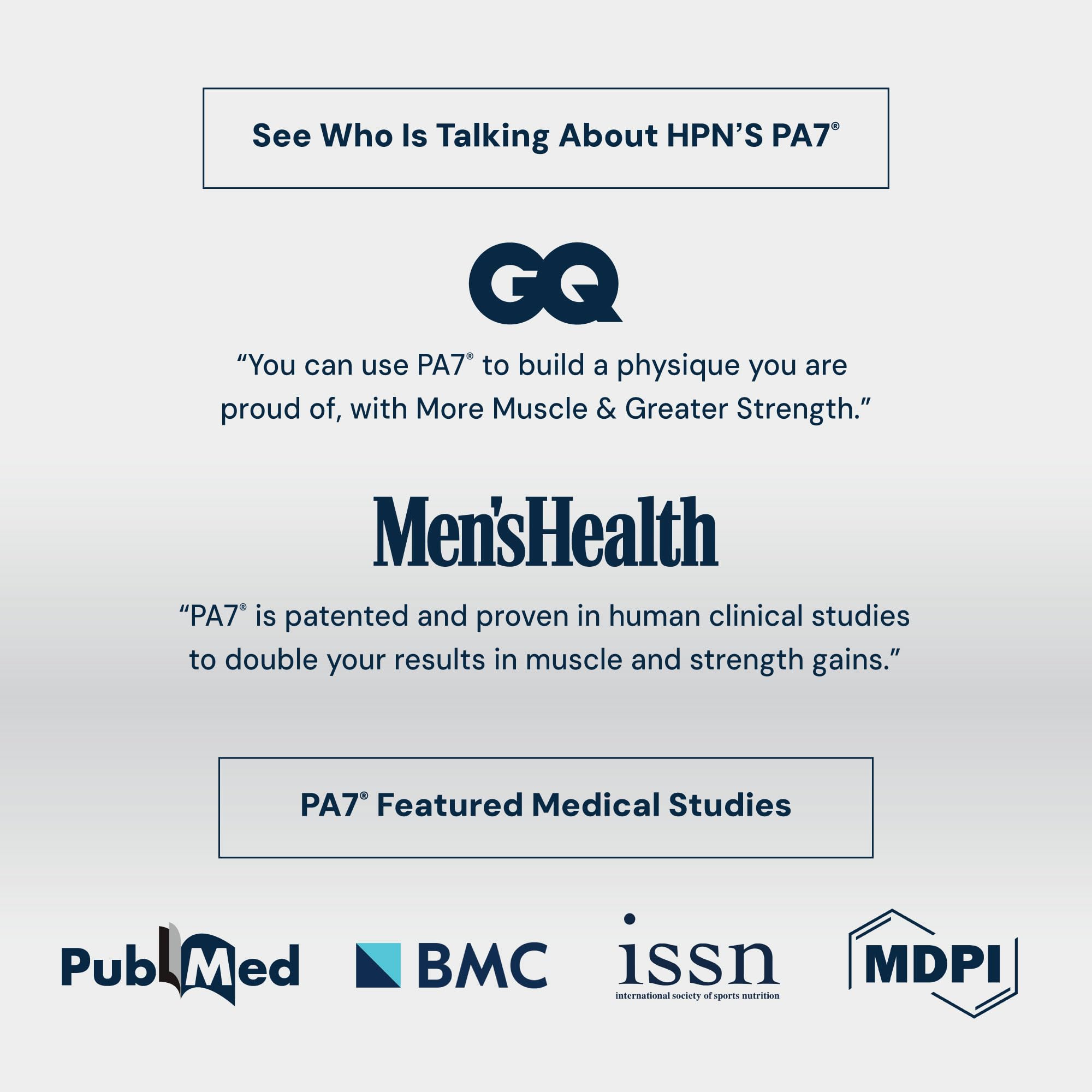 HPN PA(7) bottle on shelf — convenient product packaging