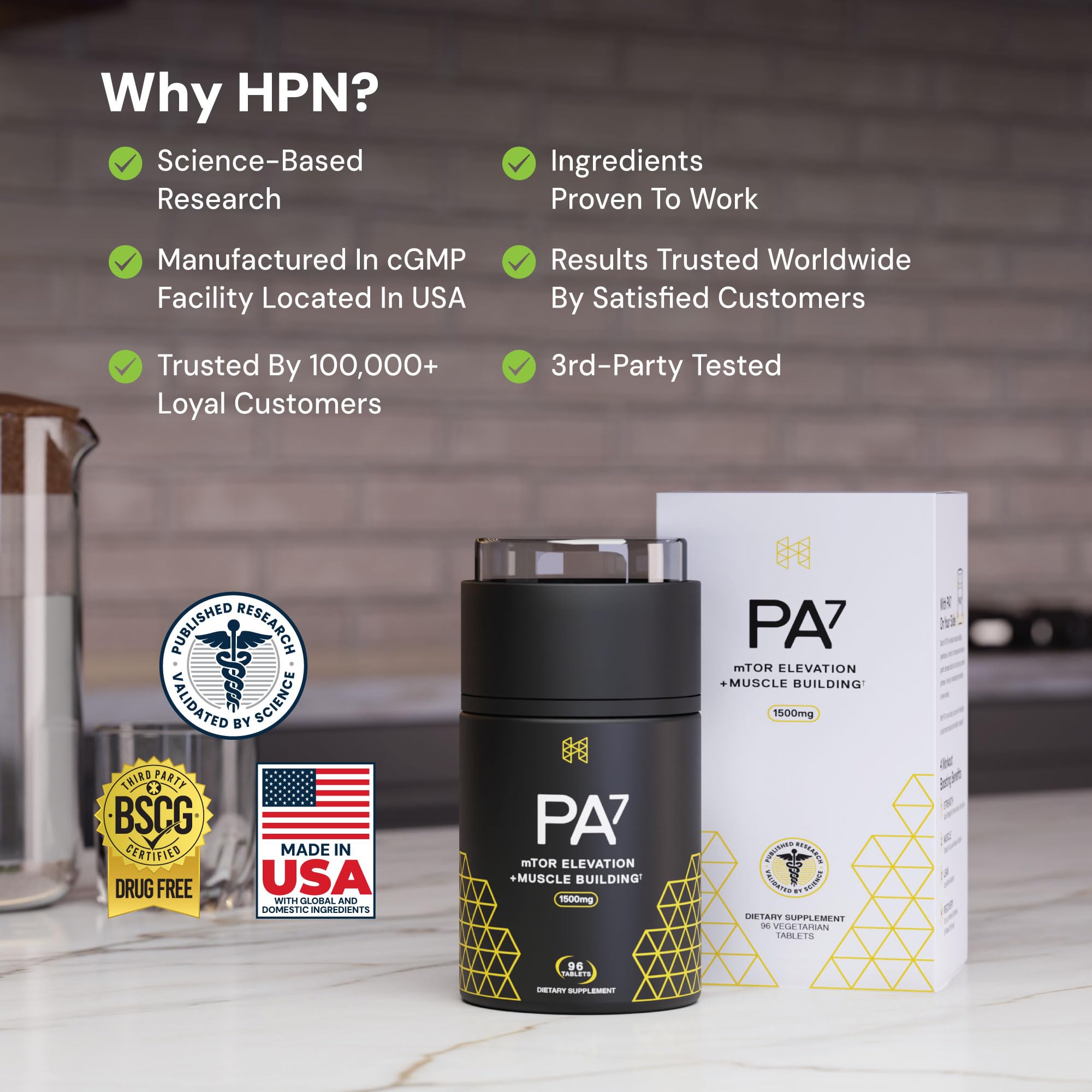 HPN PA(7) post-workout scene — recovery-friendly moment