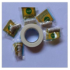 HPS Sujok Byol half-inch micropore tape applied to skin for secure placement