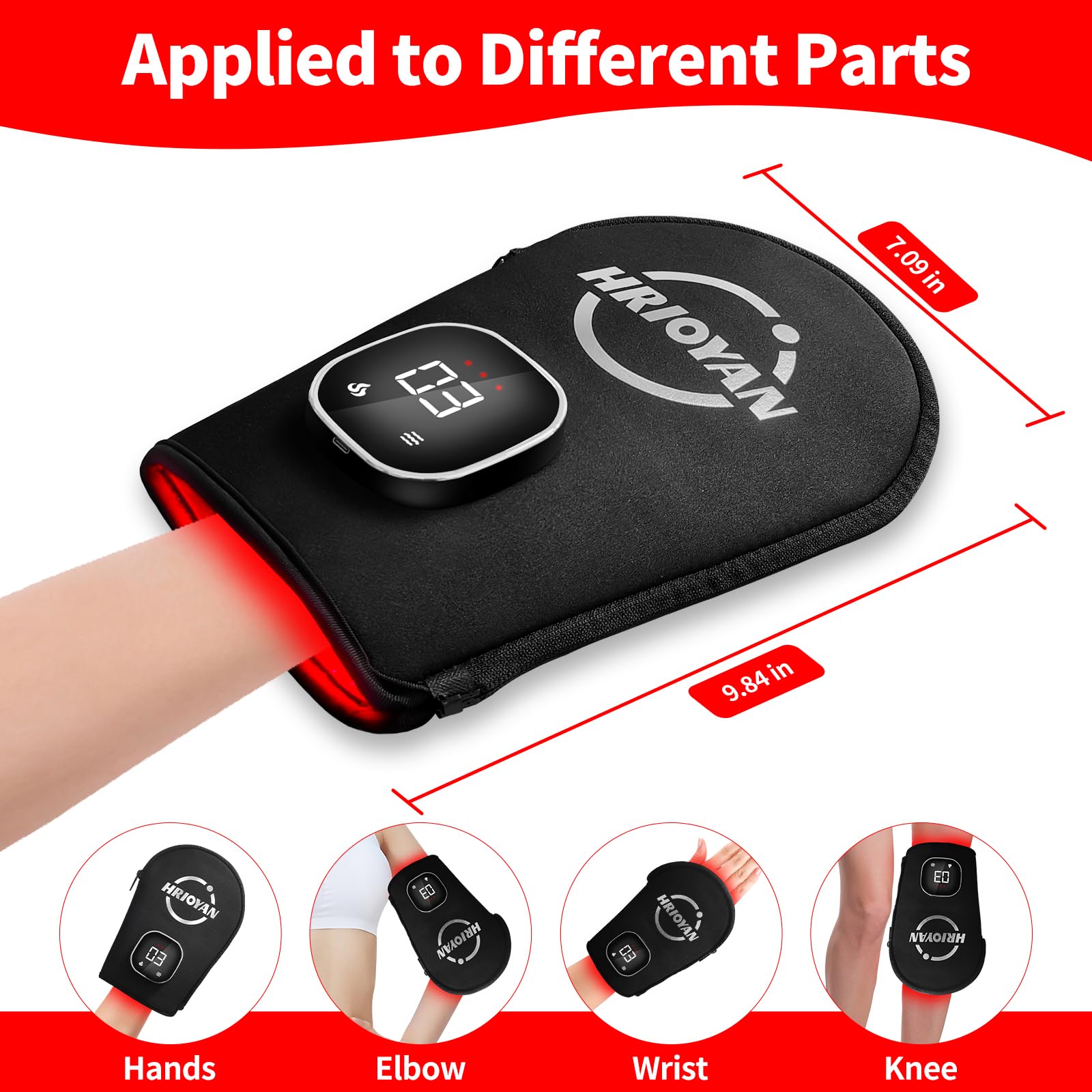 HRIOYAN glove 3000mAh battery enables wireless use