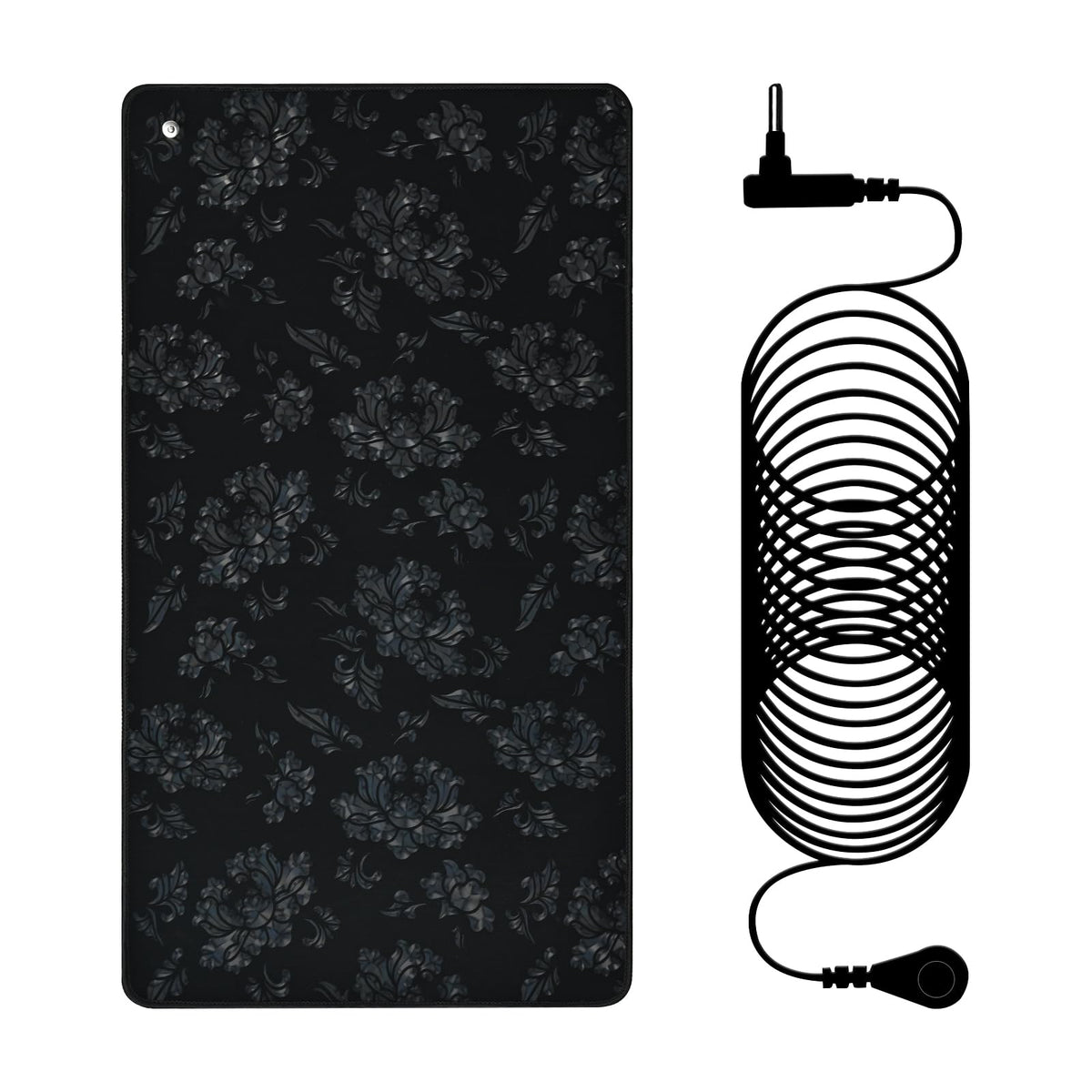 HRSDZKJ grounding mat on bed surface supports restful sleep and skin contact.