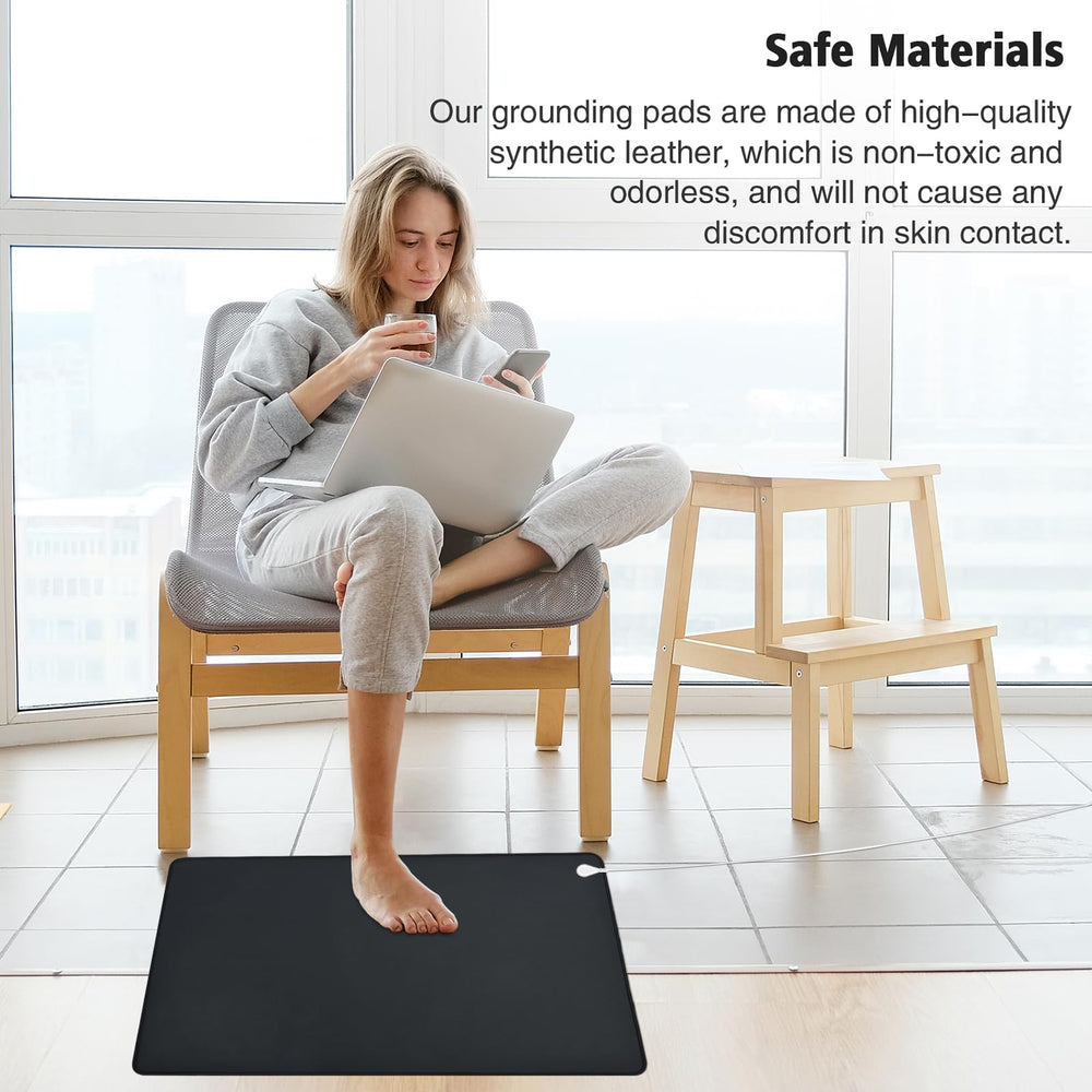 HRSDZKJ Grounding Mat beside bed for sleep friendly grounding before bedtime