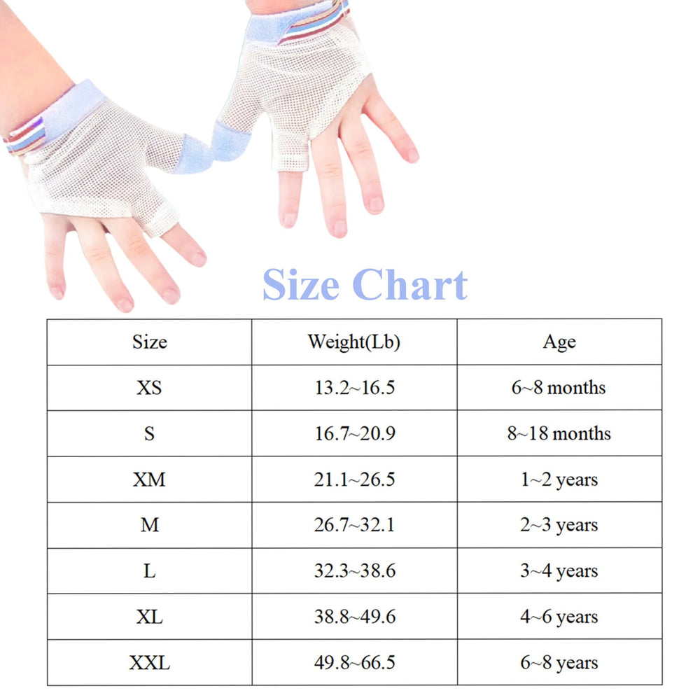 HS&ROXIN size range 6 months to 8 years for a proper fit