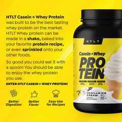 HTLT Supps protein powder used in baked treats for tasty protein