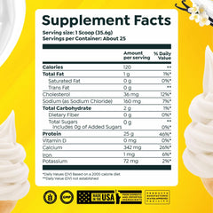 HTLT Supps shake pours smoothly for a creamy protein drink