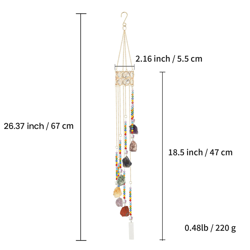 HTXYCTH Natural Gemstones with a colorful decorative mix