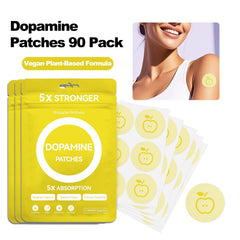 Huangirl dopamine patches back view highlighting compact travel-friendly design.