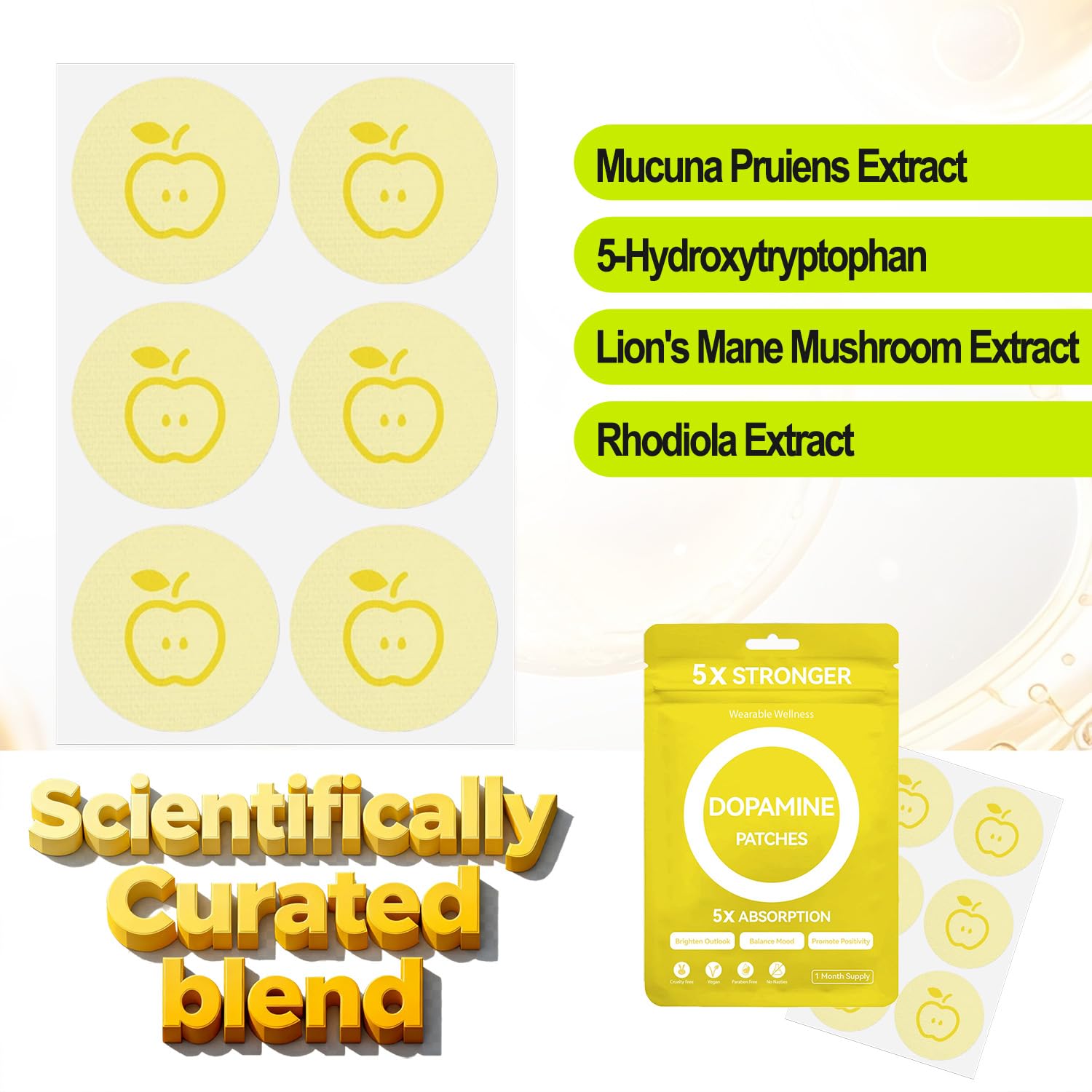 Huangirl dopamine patches worn on skin for up to eight hours.