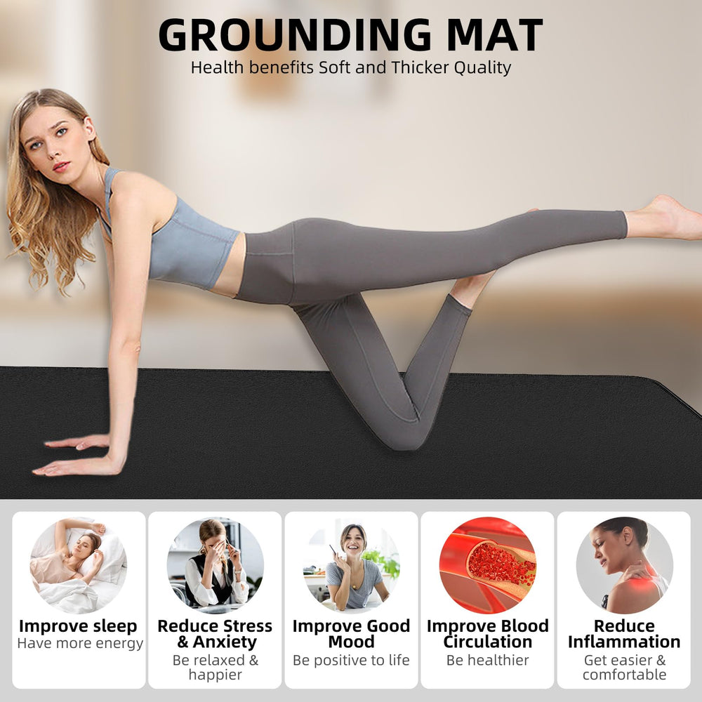 Huanyon grounding mat bottom non-slip layer shown for stability during use