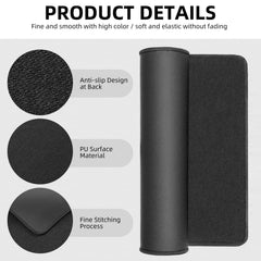 Huanyon grounding mat top features vegan leather for a smooth, skin-friendly surface.