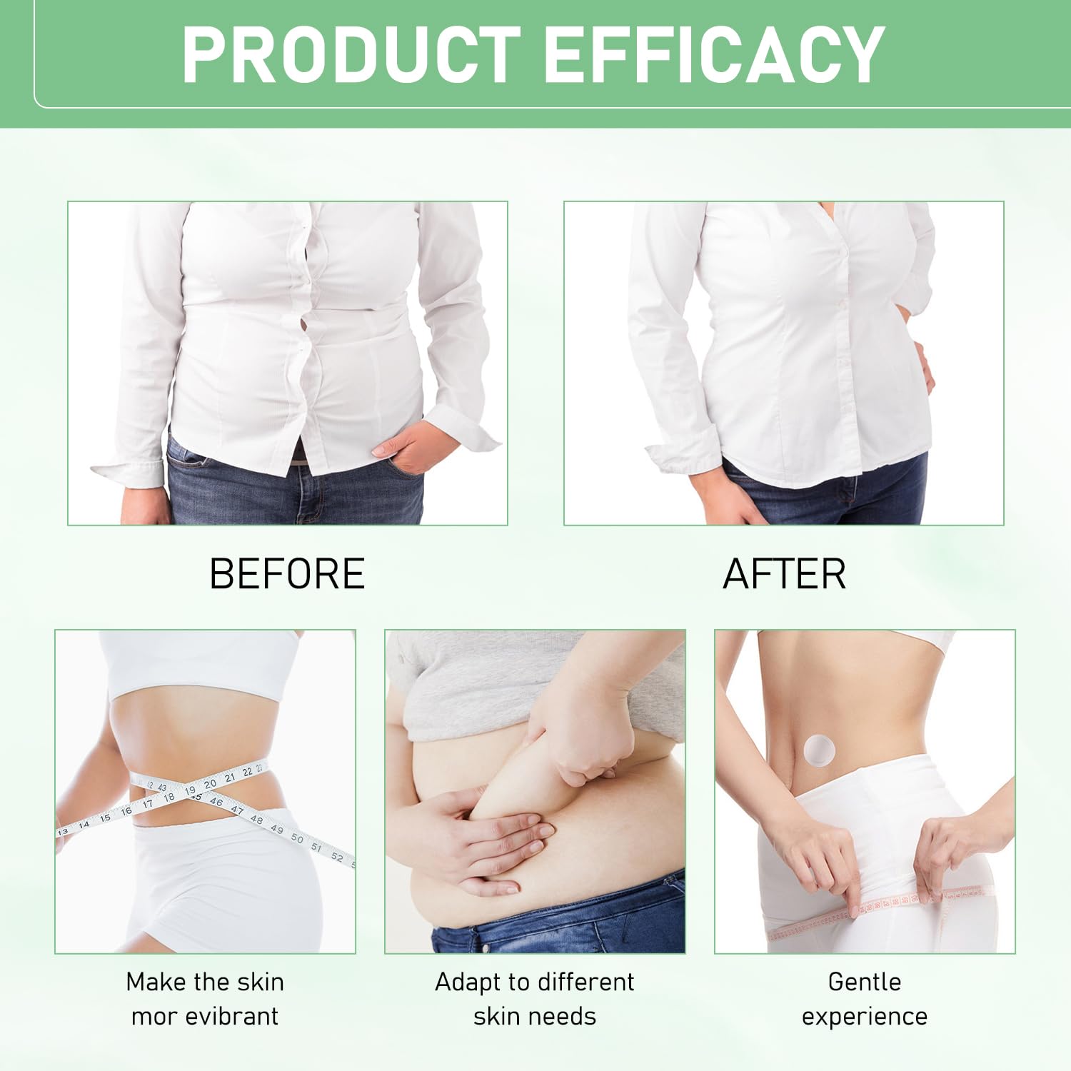 Huatinent Body Nano Patch contour-fit design conforms to curves for comfortable wear.