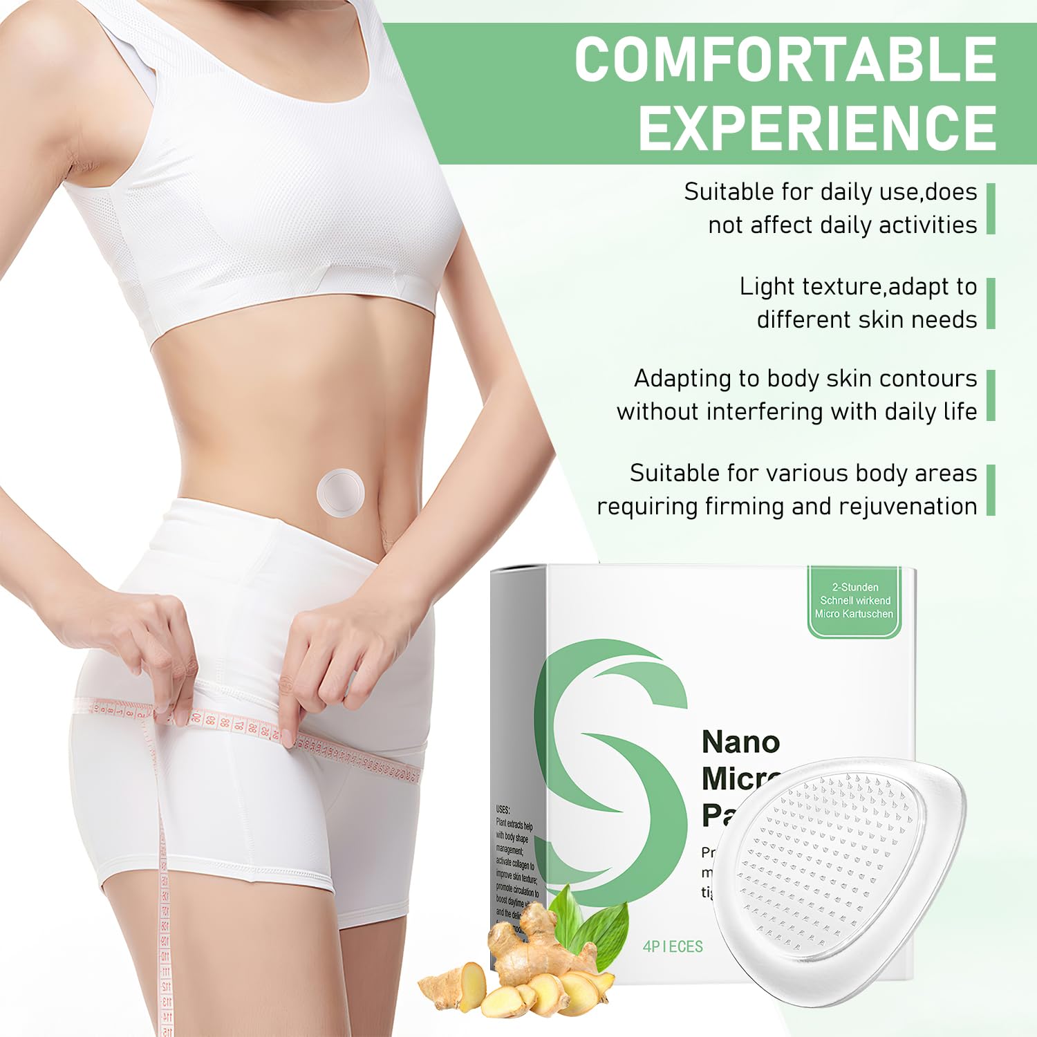 Huatinent Body Nano Patch portability: individually wrapped patches for versatile occasions.