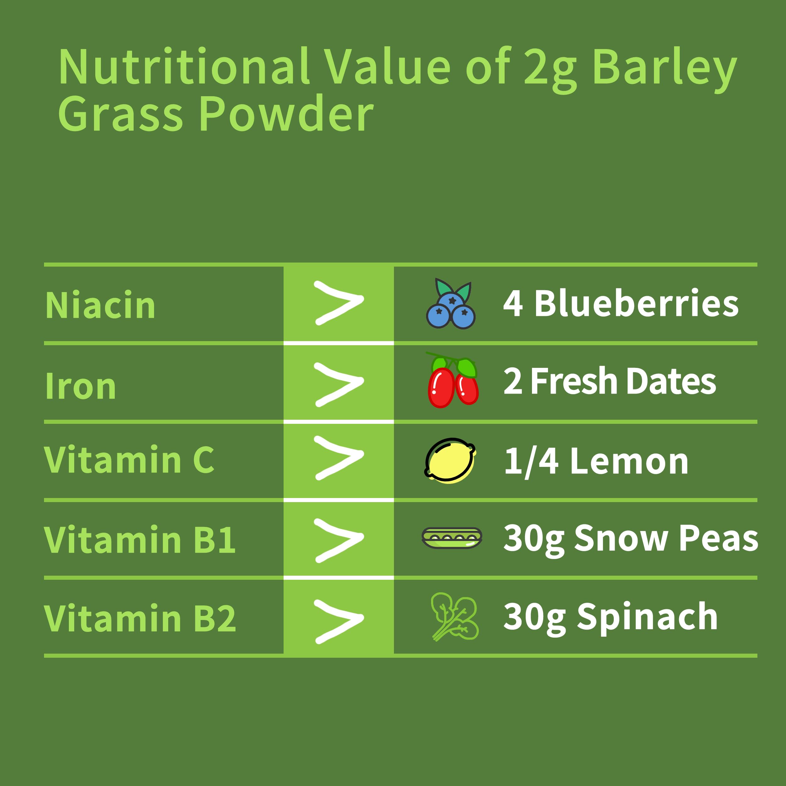 Hudetex Barley Grass Powder smoothie with bright green color.