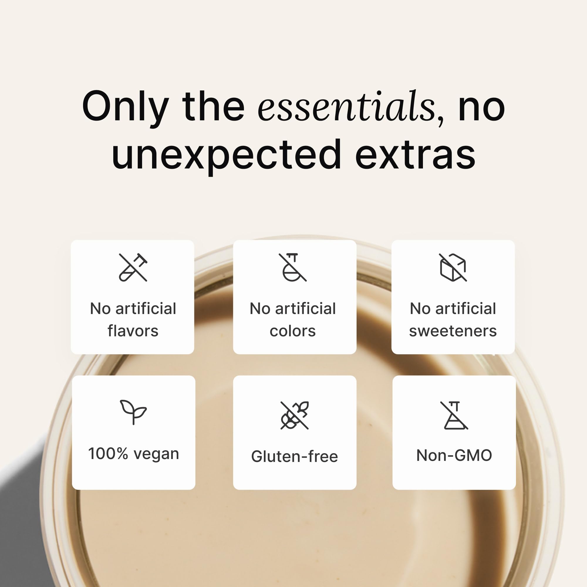 Gluten-free and dairy-free icons on the Huel label