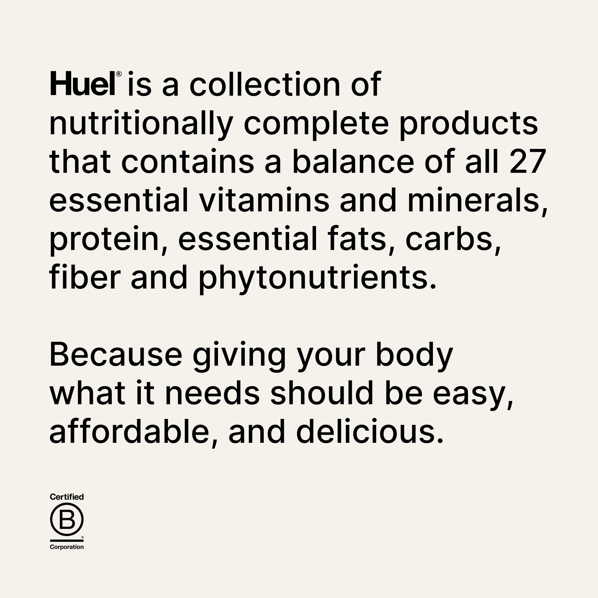 Huel Black Edition meal-replacement idea shown for busy lifestyles.