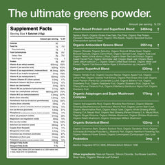 Huel Daily Greens pour into glass highlights a quick, refreshing daily drink