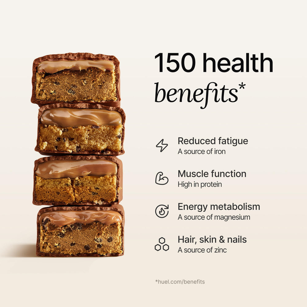 Huel protein crisps close-up highlighting crunch and nutrition.
