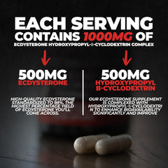 Huge Supplements Ecdysterone scoop demonstrates precise dosing for muscle support
