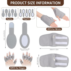 HUIJUTCHEN finger wrap close-up showing soft cotton inner for gentle skin contact.
