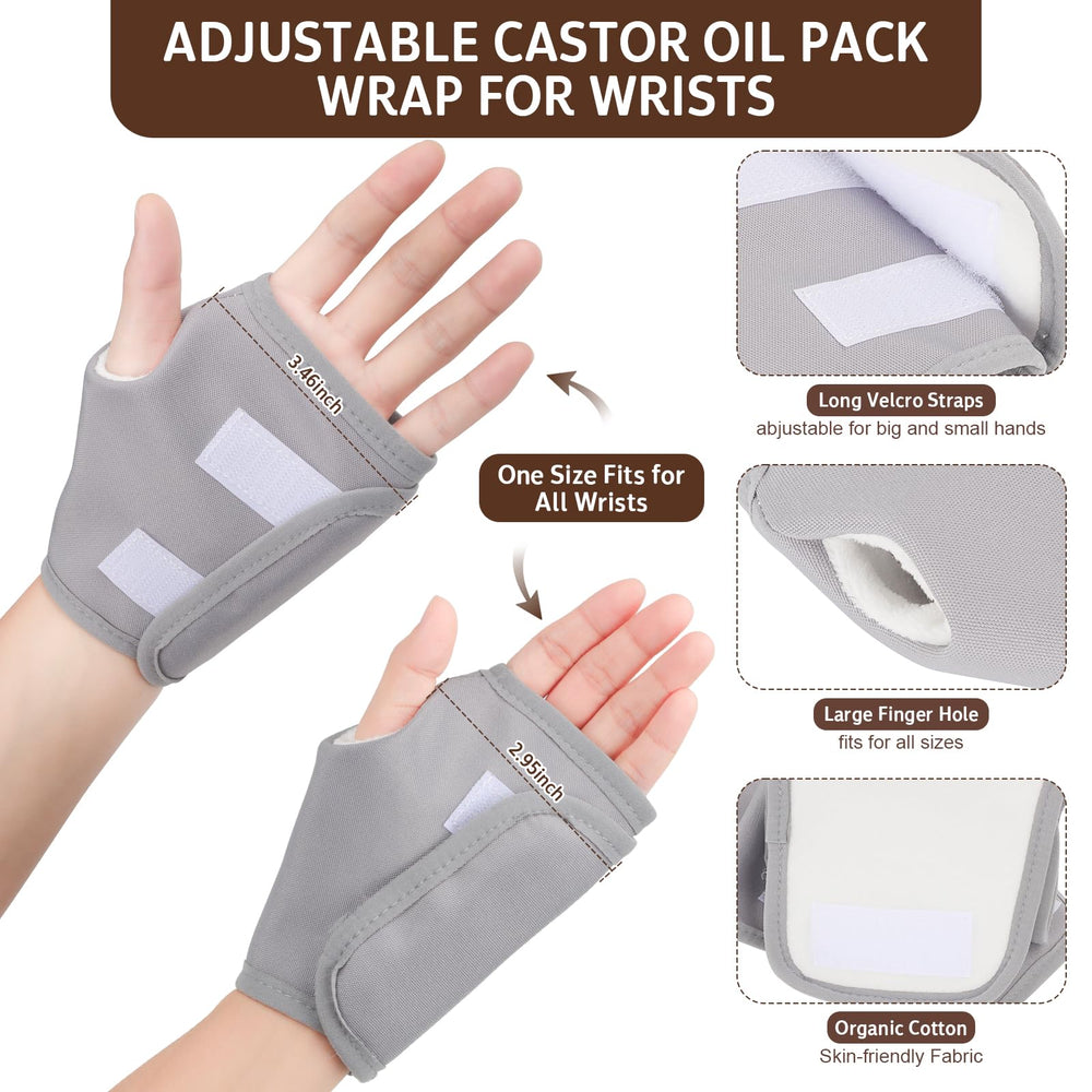 HUIJUTCHEN three-layer wrap with cotton inner, nylon exterior, oil-proof middle layer.