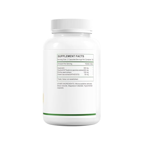 HUJ Lung Health ingredients quercetin highlight antioxidant focus