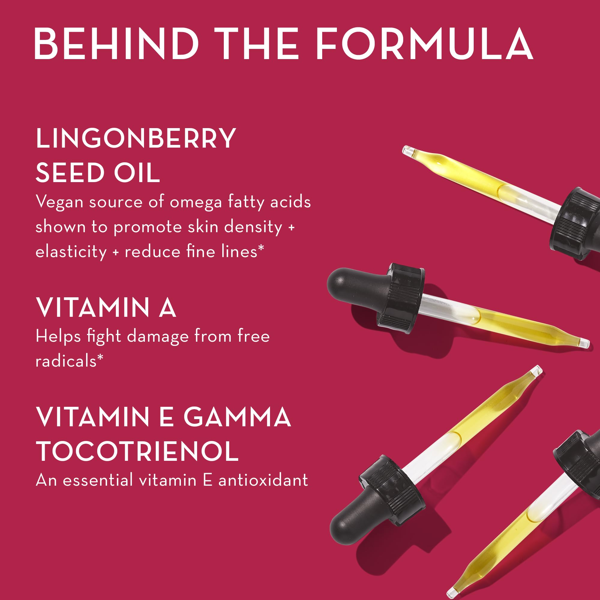 Close-up of HUM Arctic Repair softgels for convenient daily use.