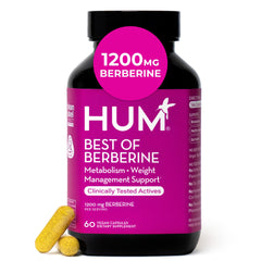 HUM Best of Berberine bottle with 60 capsules for daily metabolic support.