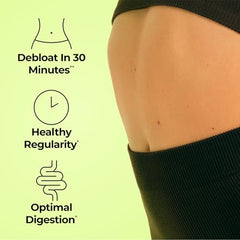 HUM Flatter Me capsules close-up, convenient post-meal use