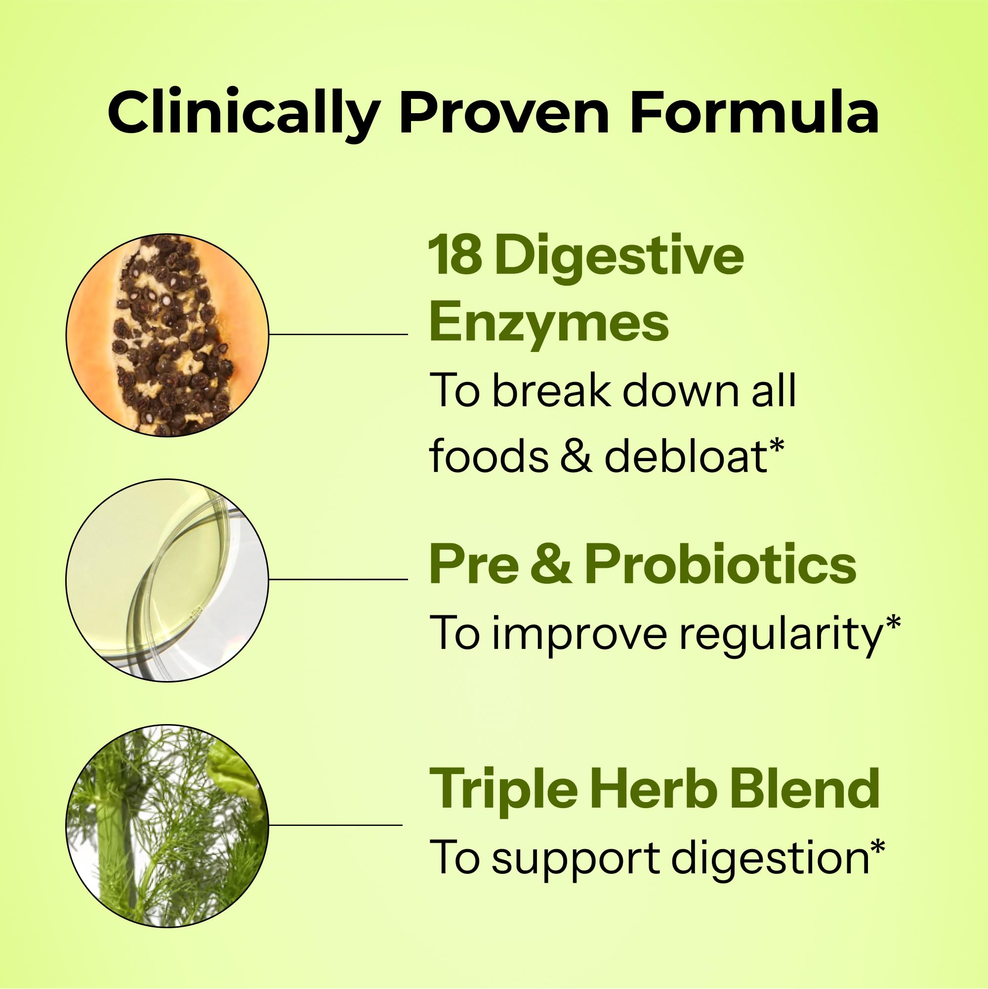HUM Flatter Me digest enzymes with meal for fast-acting digestion aid