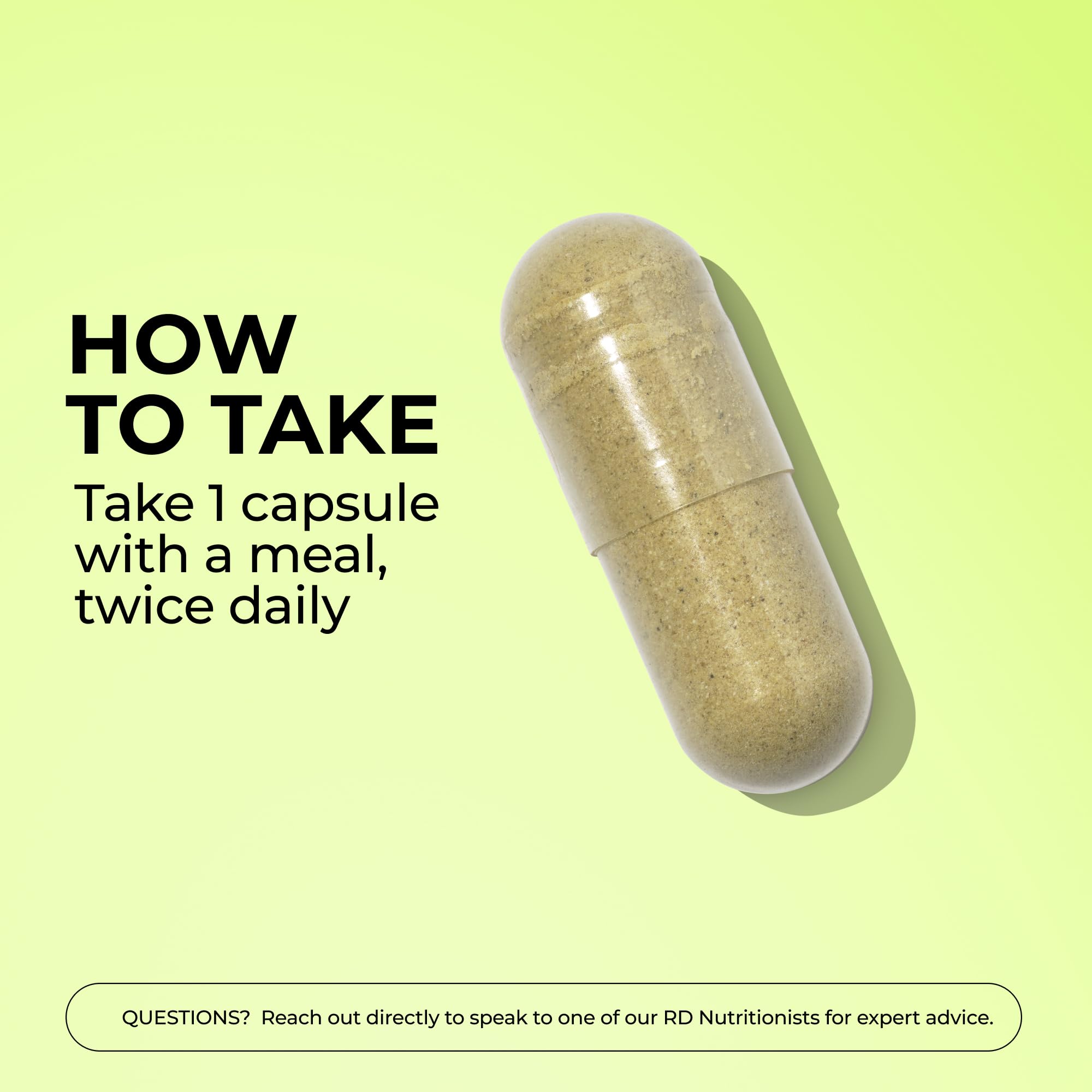 HUM Flatter Me capsules beside water for daily use