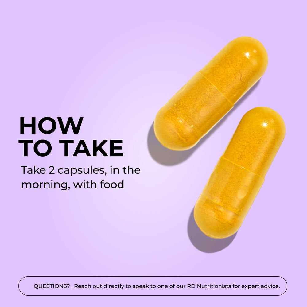 HUM Turn Back Time turmeric and lutein blend supports even tone.