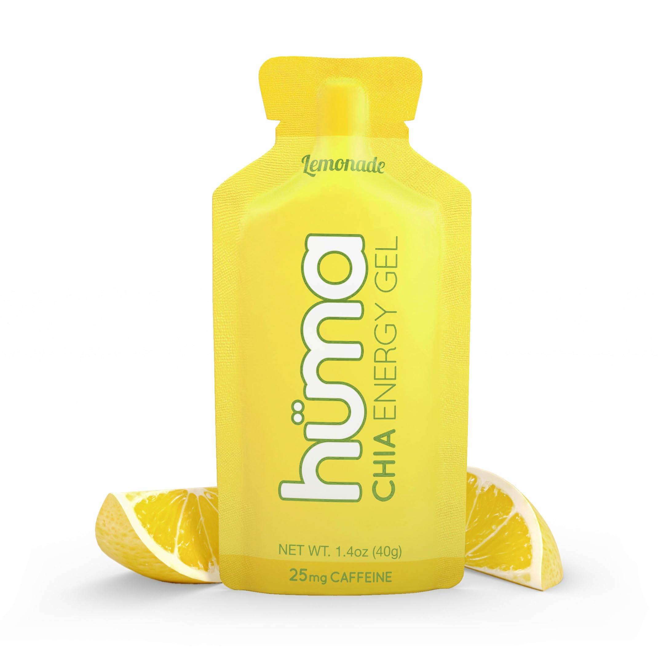 HÜMA Chia Energy Gel Lemonade pack for convenient on-the-go fueling during endurance workouts.