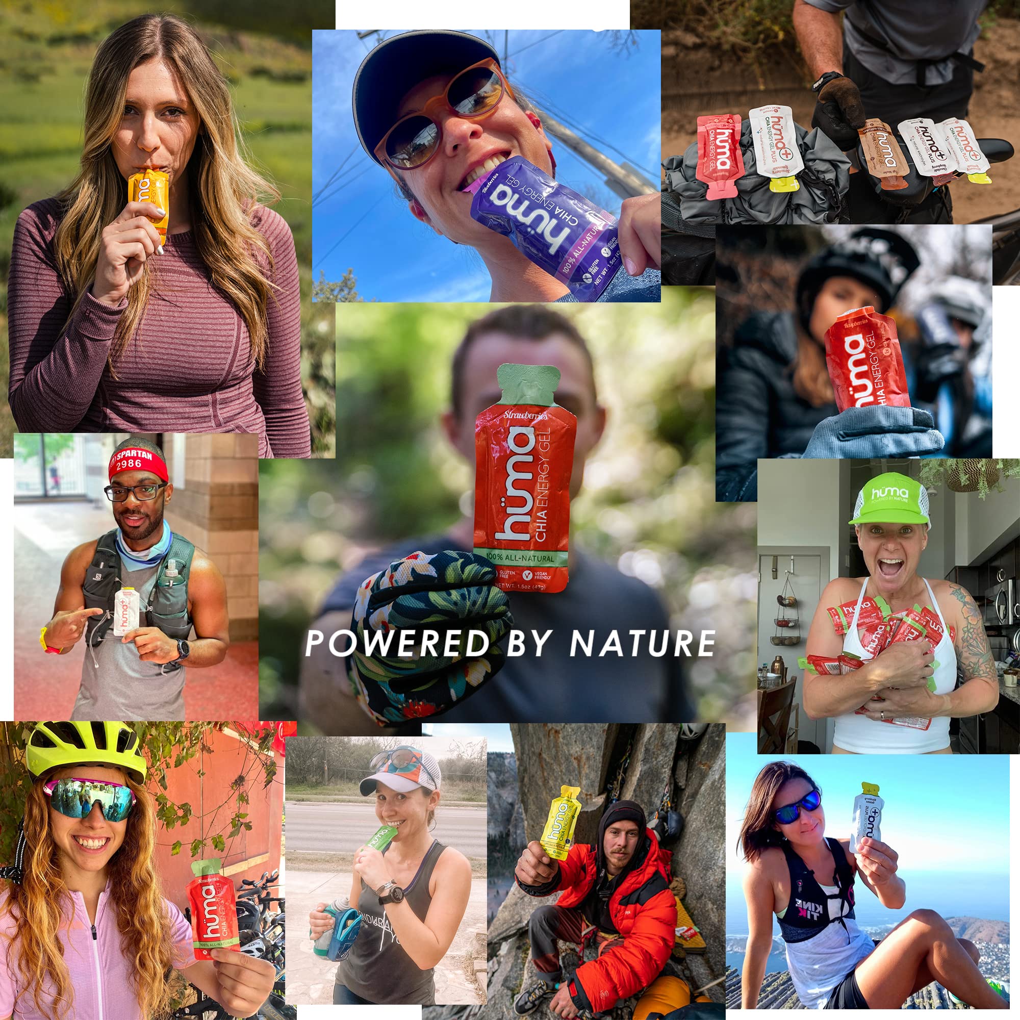 HÜMA Chia Energy Gel Mangoes mango flavor offers tasty energy.